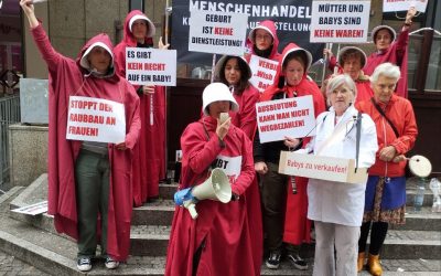 Bericht Protest gegen Wish vor a baby Messe in Köln 18. Oktober 2025