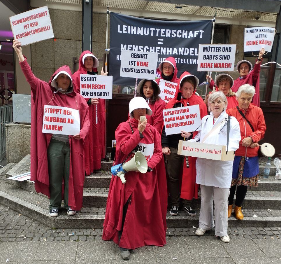 Bericht Protest gegen Wish vor a baby Messe in Köln 18. Oktober 2025