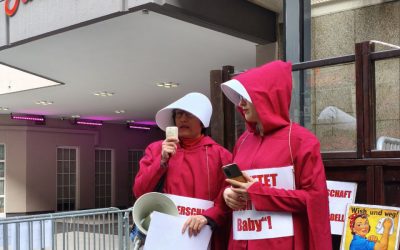 Rede Ina Wagner Protest gegen wish for a baby messe in köln am 18. oktober 2025
