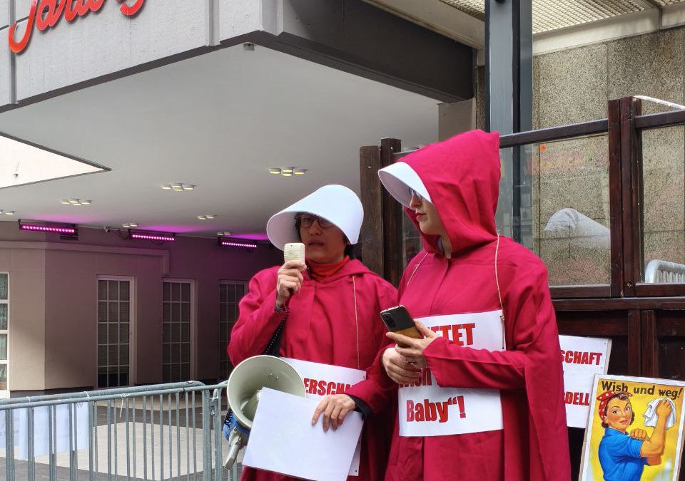 Rede Ina Wagner Protest gegen wish for a baby messe in köln am 18. oktober 2025